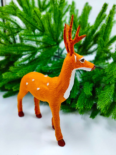 													Олень 25x17 см коричневый 0627-38 фото 4