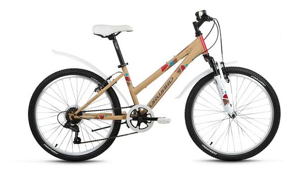 Велосипед горный FORWARD Iris 24 1.0 24" 15" 6 ск. желтый матовый FORWARD Iris 24 1.0 15" желтый мат