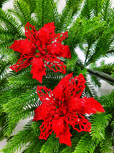 													Цветок красный d  см Al-9111-52/Red фото 3