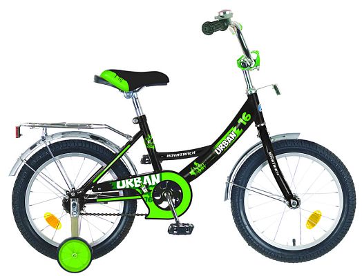 Велосипед детский Novatrack URBAN 18" 10,5"  ск. черный 183URBAN.BK8 