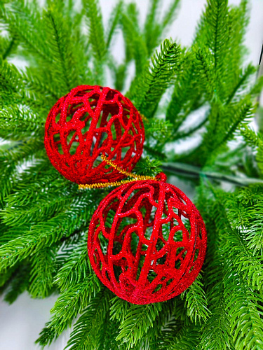 													Набор шаров 8 см 2 шт красный 9920531