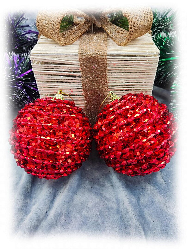 													Набор шаров 10 см 2 шт красный 9920387