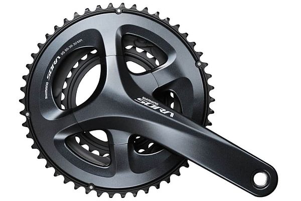 Система шатунов Shimano Sora HB-RS300 с защитой, под Hollowtech II,  50-39-30T, 175 мм, 31012319