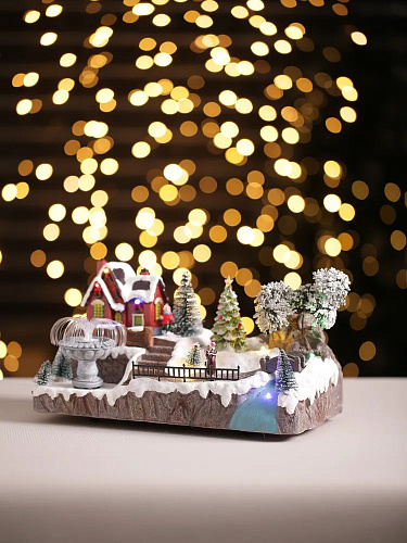 													Новогодняя композиция  32х17х19 см MG0627-12 фото 2