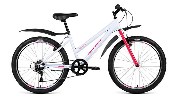 Велосипед горный ALTAIR MTB HT Low 24" 13" 6 ск. белый ALTAIR MTB HT Low 24 13" белый 