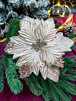 Цветок шампань d 24 см Р-7544