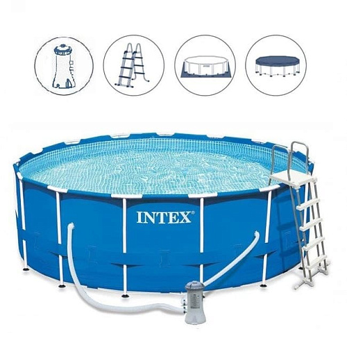 													Бассейн каркасный Intex Metal frame 457x122 см, арт. 28242