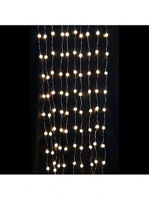 Уценка Светодиодная штора Роса 2х2 200 LED белый теплый К130-826