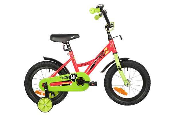 Велосипед детский Novatrack STRIKE 14" 9" 1 ск. красный 143STRIKE.RD22 2022