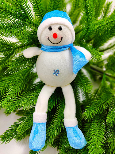 													Снеговик 14 см синий 27010-1Blue фото 5