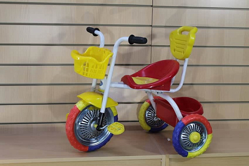 Велосипед трехколесный красный H14158 Велосипед трехколесный красный H14158