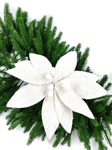 													Цветок кремовый d 30 см 99223002cream фото 3