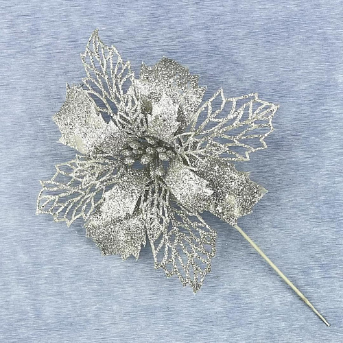 													Цветок серебристый d  см 678s