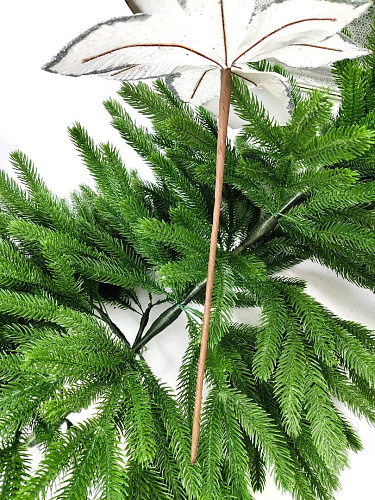 													Цветок серебро d 25 см 99222501silver фото 3