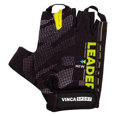 Велоперчатки Vinca sport Leader Black XS черные VG 911 Leader Black (XS)