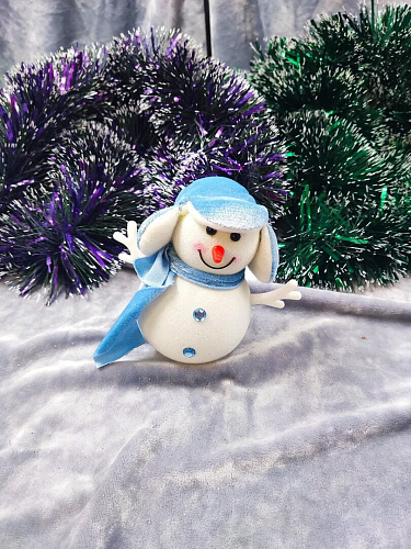 													Снеговик 12 см голубой 27010P-S5LBlue