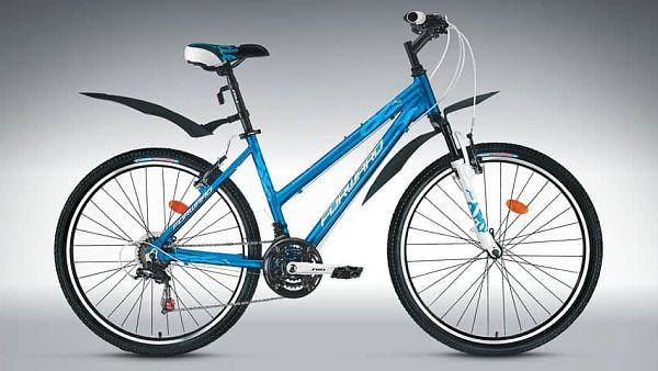 Велосипед горный FORWARD Jade 3.0 (2015) 26" 17" 21 ск. синий глянцевый FORWARD Jade 3.0 (2015) 17" 