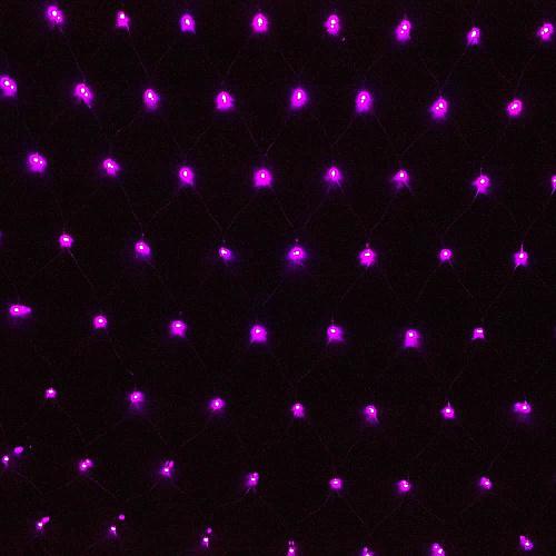 													Светодиодная гирлянда сетка 2х1,5 м Розовый 20163027